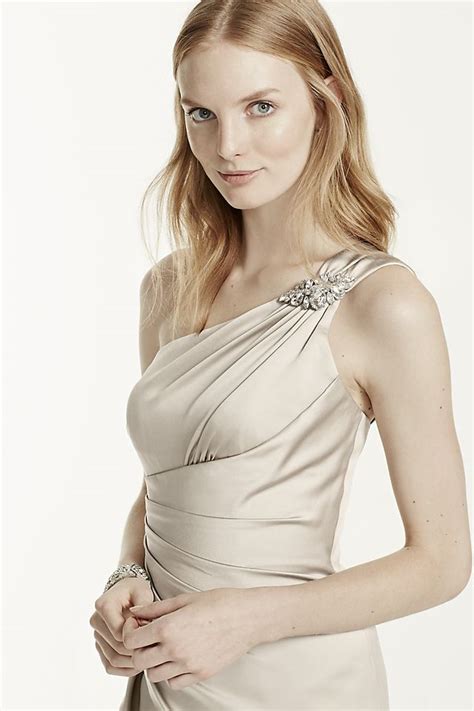 david's bridal one shoulder